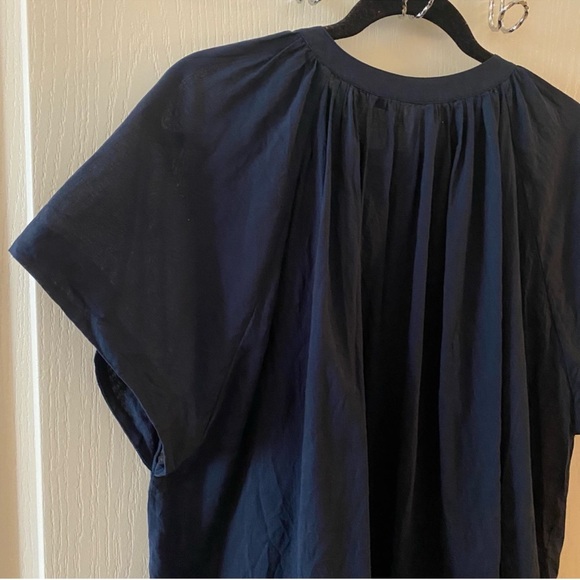 JENNI KAYNE Willow Blouse in Dark Blue - XL - Picture 9 of 13